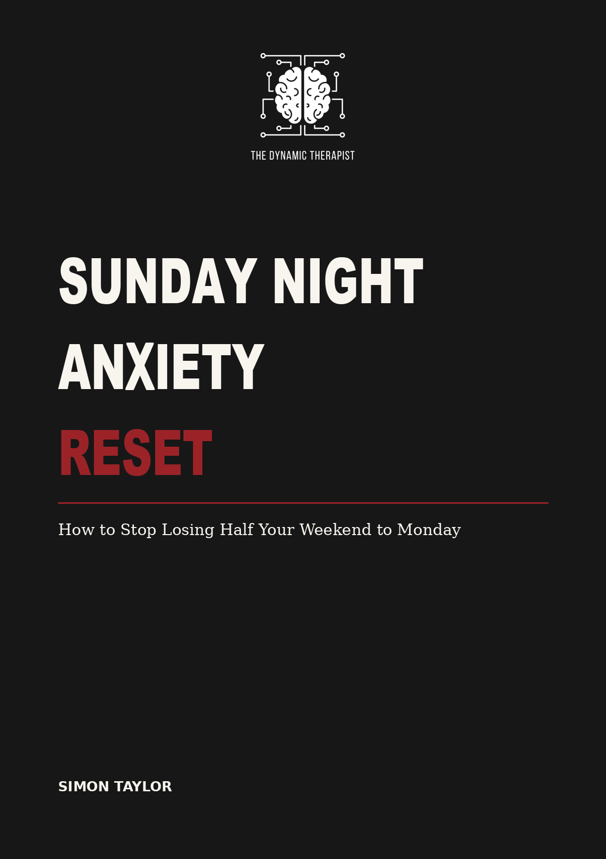 The Sunday Night Anxiety Reset cover
