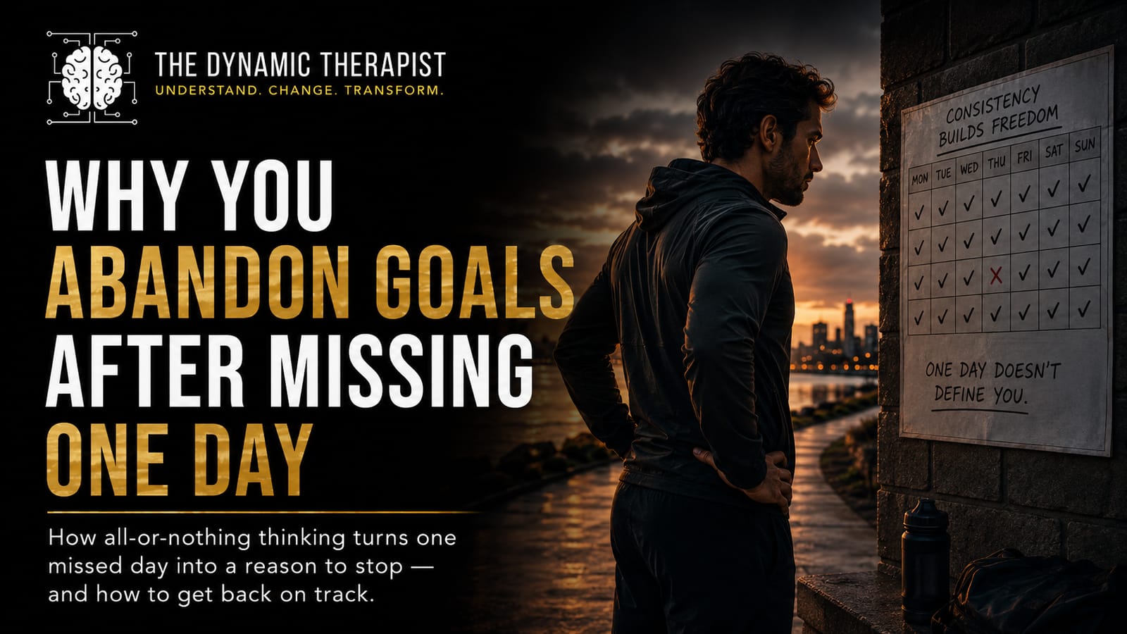 Why You Abandon Goals After Missing One Day