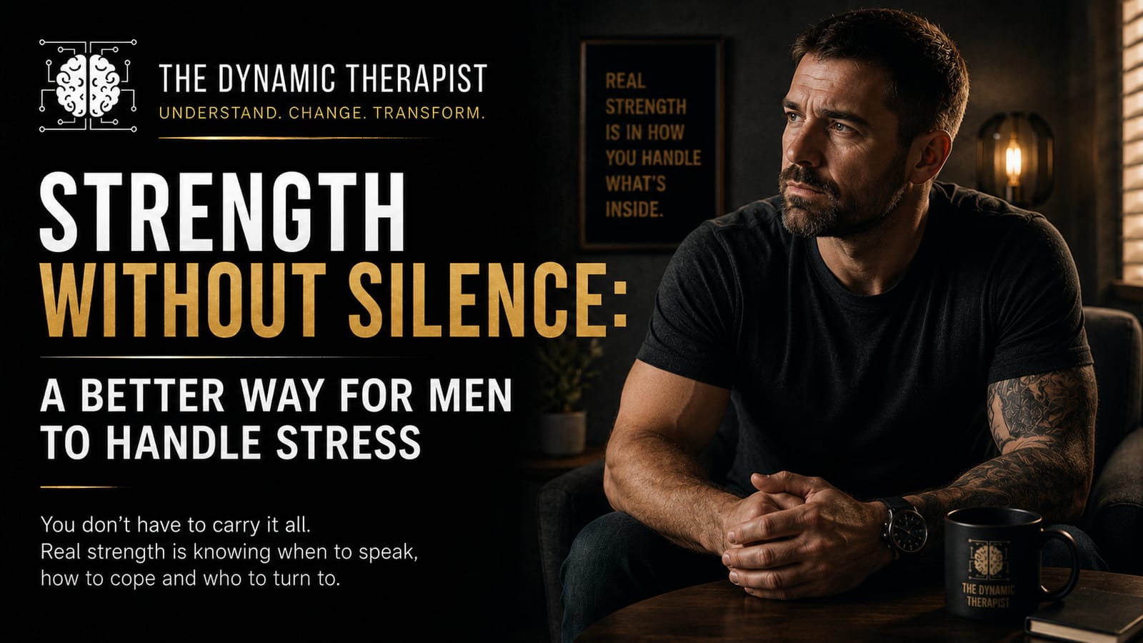 Strength Without Silence: A Better Way for Men to Handle Stress